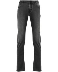 Jacob Cohen - Nick Mid-Rise Slim Jeans - Lyst