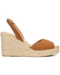 Manebí - Suede Espadrille Wedge Espadrilles - Lyst