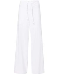 The Row - Jugi Straight-leg Trousers - Women's - Cotton - Lyst