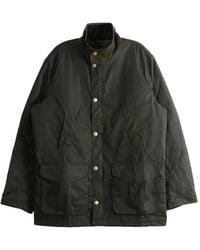 Barbour - Hereford Waxed-Cotton Funnel-Neck Jacket - Lyst