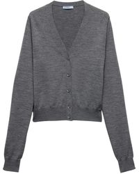 Prada - Cárdigan De Lana, Mujer, Talla - Lyst