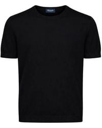 Drumohr - T-Shirt Met Korte Mouwen - Lyst