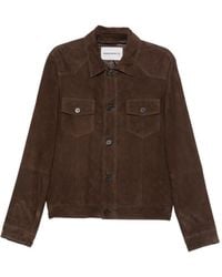 Amaranto - Chaqueta De Ante Con Botones - Lyst