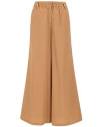 Kaos - Pantalon Palazzo À Ceinture - Lyst