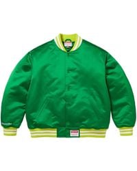 Supreme - Mitchell & Ness® Satin Varsity Jacket - Lyst