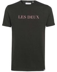 Les Deux - Logo-print T-shirt - Lyst