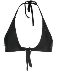 KARL LAGERFELD - Karl Dna Triangle Bikini Top - Lyst