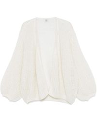 TOTEME - Cardigan Con Maniche A Palloncino - Lyst