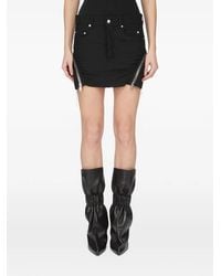 Rick Owens - Bolan Banana Mini Frayed-Hem Skirt - Lyst