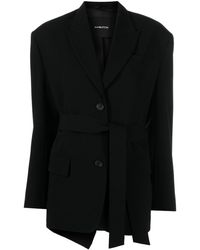 Pushbutton - Tie-waist Tailored Blazer Jacket - Lyst