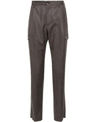 Tagliatore - Virgin Wool Cargo Pants - Lyst