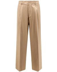 Amaranto - Pantalon Ample À Design Plissé - Lyst