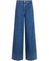 Liu Jo - Ausgestellte Jeans mit Strass - Lyst