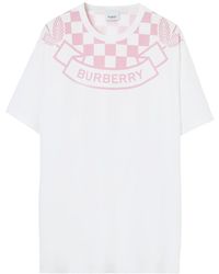 Burberry - T-Shirt mit Logo-Print - Lyst