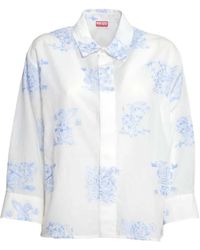 KENZO - Cotton Shirt - Lyst