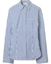 Tory Burch - Bell-Sleeve Cotton Shirt - Lyst