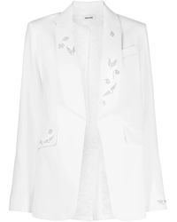Zadig & Voltaire - Rhinestone-Embellished Shawl-Lapel Blazer - Lyst