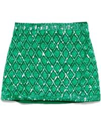 P.A.R.O.S.H. - Sequinned Mini Skirt - Lyst