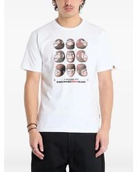 A Bathing Ape - Polygon Ape Head Graphic T-Shirt - Lyst