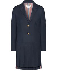 Thom Browne - Super 120's Sportcoat Twill Mini Dress - Lyst