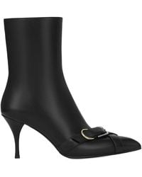 POTAMY - Leather Ankle Boots - Lyst