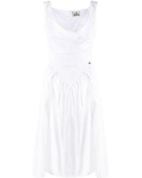 Vivienne Westwood - Robe Mi-Longue Sunday À Col Bénitier - Lyst
