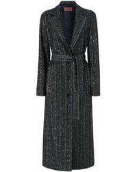 Missoni - Striped Lamé Knit Duster Coat - Lyst