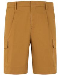 K-Way - Serje Pleated Cargo Shorts - Lyst