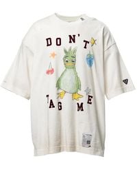 Maison Mihara Yasuhiro - Leon Doodle Printed T-Shirt - Lyst