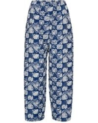Henrik Vibskov - Patterned Elasticated Waistband Trousers - Lyst