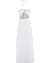 FEDERICA TOSI - Abito Con Scollo All'Americana E Cut-Out - Lyst