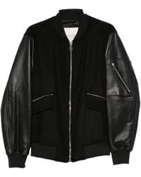 Yes London - Panelled Zip-Up Jacket - Lyst