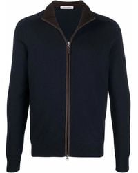 Fileria - Fine-Knit Zipped Cardigan - Lyst