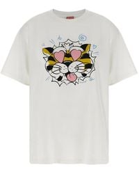 KENZO - T-Shirt À Imprimé Graphique - Lyst