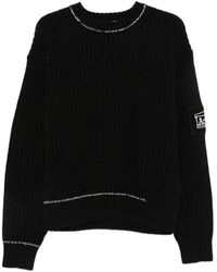Aries - Jersey De Manga Larga Con Parche Del Logo - Lyst
