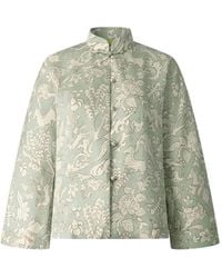 Shanghai Tang - Blusa Con Colletto Alla Coreana - Lyst
