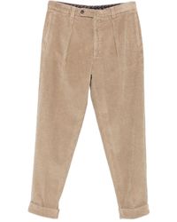 Berwich - Pleated Corduroy Pants - Lyst