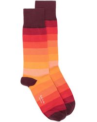 Paul Smith - Erwin Stripe Cotton-blend Socks - Lyst