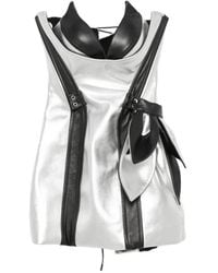 MITILIANE COUTURE - Lace-Up-Fastening Mini Dress - Lyst