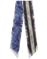 Ferragamo - プリント シルクスカーフ - Lyst
