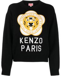 KENZO - Tiger Academy Wool Blend Jumper - Lyst