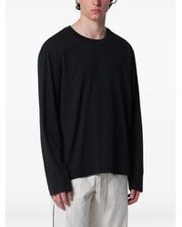 Tekla - T-Shirt À Manches Longues - Lyst