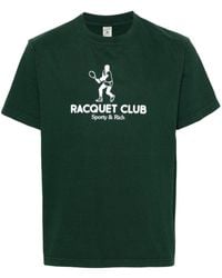 Sporty & Rich - T-shirt LA Racquet Club - Lyst