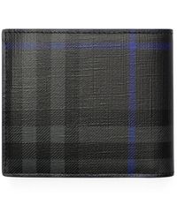 Burberry - Portamonete Bi-Fold City Check - Lyst