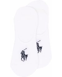 Polo Ralph Lauren - Lot de 3 paires de chaussettes à logo imprimé - Lyst