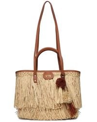 V73 - Borsa A Spalla Domitilla Con Frange - Lyst