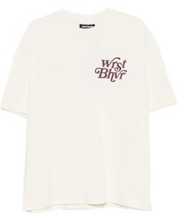 WRSTBHVR - T-Shirt mit Logo-Print - Lyst