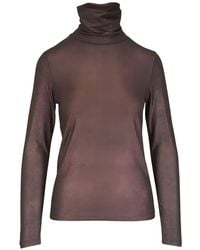 Majestic Filatures - Turtleneck Long-Sleeve Top - Lyst