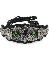 DSquared² - Crystal-Embellished Belt - Lyst