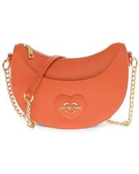 Moschino - Embossed-Heart Tote Bag - Lyst